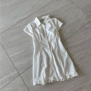 open lace back dress Jazzmin Mini Dress | White | Womens main image 1